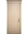 Дверь входная Cerber 38 - В Венецианском стиле выполнена отделка двери Ягуар серии Next. Металлическая конструкция окрашена в цвет декоративной панели. Ручки Fimet от итальянских дизайнеров.