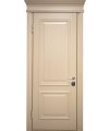 Дверь входная Cerber 39 - В Венецианском стиле выполнена отделка двери Ягуар серии Next. Металлическая конструкция окрашена в цвет декоративной панели. Ручки Fimet от итальянских дизайнеров.