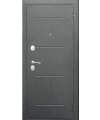 Дверь входная для дачи 105 - атмосферостойкое порошково-полимерное «Антик серебро»