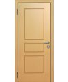 Дверь входная в квартиру Cerber 1 - МДФ панель с покрытием натуральным шпоном в цвете Дуб беленый. Декорирована классической фрезеровкой. Гладкие L-образные наличники с зарезкой под петли.