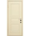 Дверь входная в квартиру Cerber 13 - Наборная МДФ панель с накладными штапиками, крашеная. Стальная рама и петли окрашены в цвет панели Ral 1013.