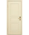 Дверь входная в квартиру Cerber 15 - Наборная МДФ панель с накладными штапиками, крашеная. Стальная рама и петли окрашены в цвет панели Ral 1013.