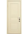 Дверь входная в квартиру Cerber 25 - Наборная МДФ панель с накладными штапиками, крашеная. Стальная рама и петли окрашены в цвет панели Ral 1013.