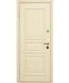 Дверь входная в квартиру Cerber 26 - Наборная МДФ панель с накладными штапиками, крашеная. Стальная рама и петли окрашены в цвет панели Ral 1013.