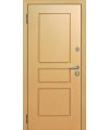 Дверь входная в квартиру Cerber 26 - МДФ панель с покрытием натуральным шпоном в цвете Дуб беленый. Декорирована классической фрезеровкой. Гладкие L-образные наличники с зарезкой под петли.